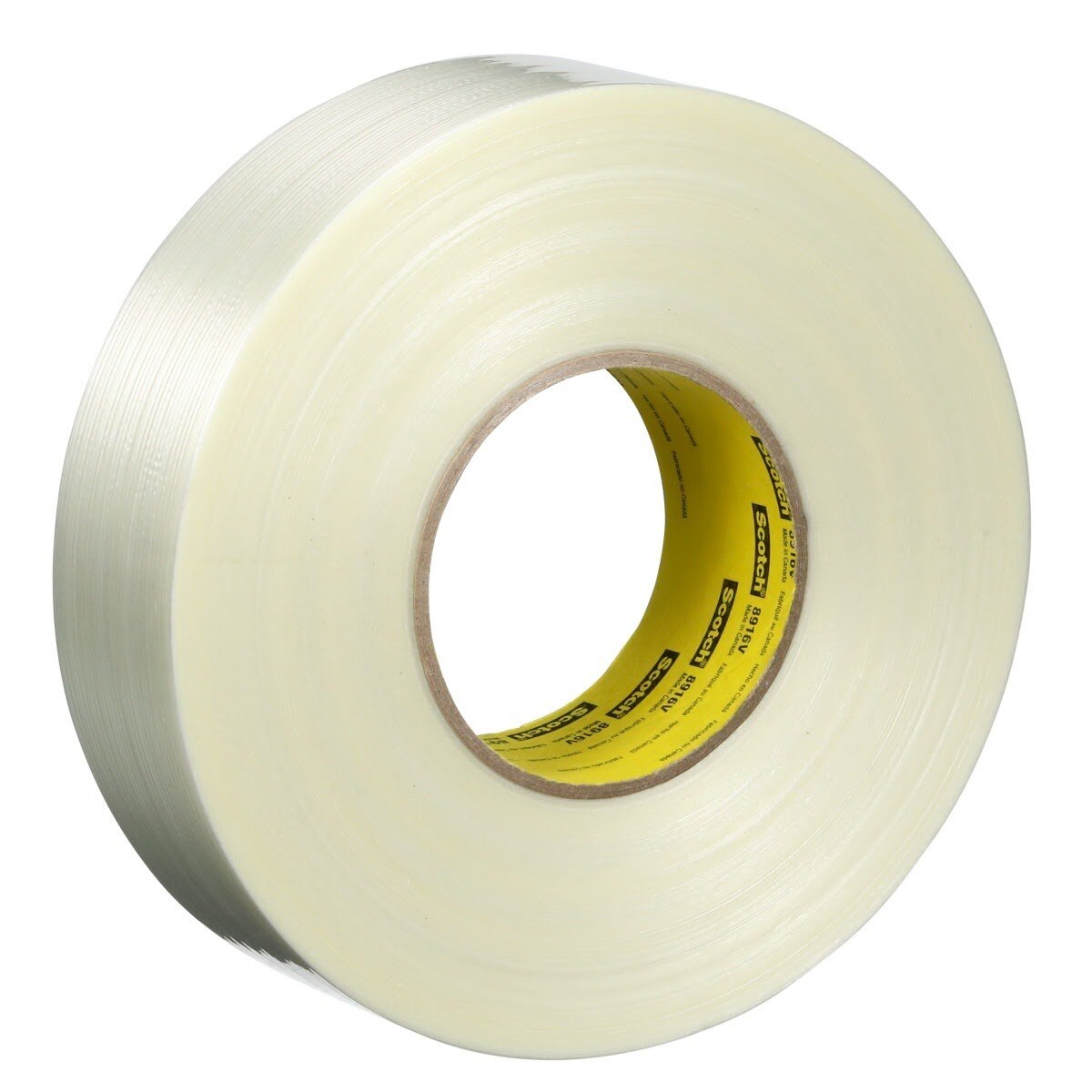 3M 8916V Scotch Filament Tape, Clear, 48 mm x 110 m, 6.8 mil, 6.8 mil (7000124904) (12 Pack) - 4