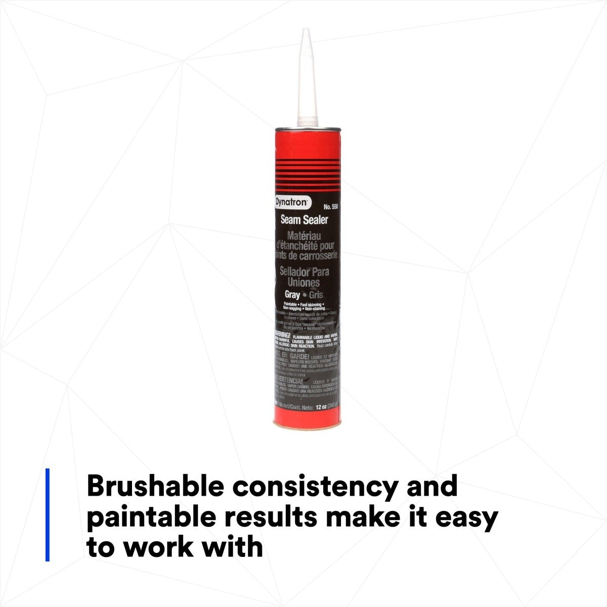 3M 00550 Auto Seam Sealer Caulk, Grey, 12 oz (7000125068) - 3
