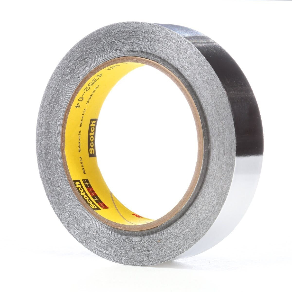 3M 433 Scotch High Temperature Aluminum Foil Tape, Silver, 1 in x 60 yd, 3.6 mil (7000125097) (36 Pack) - 2