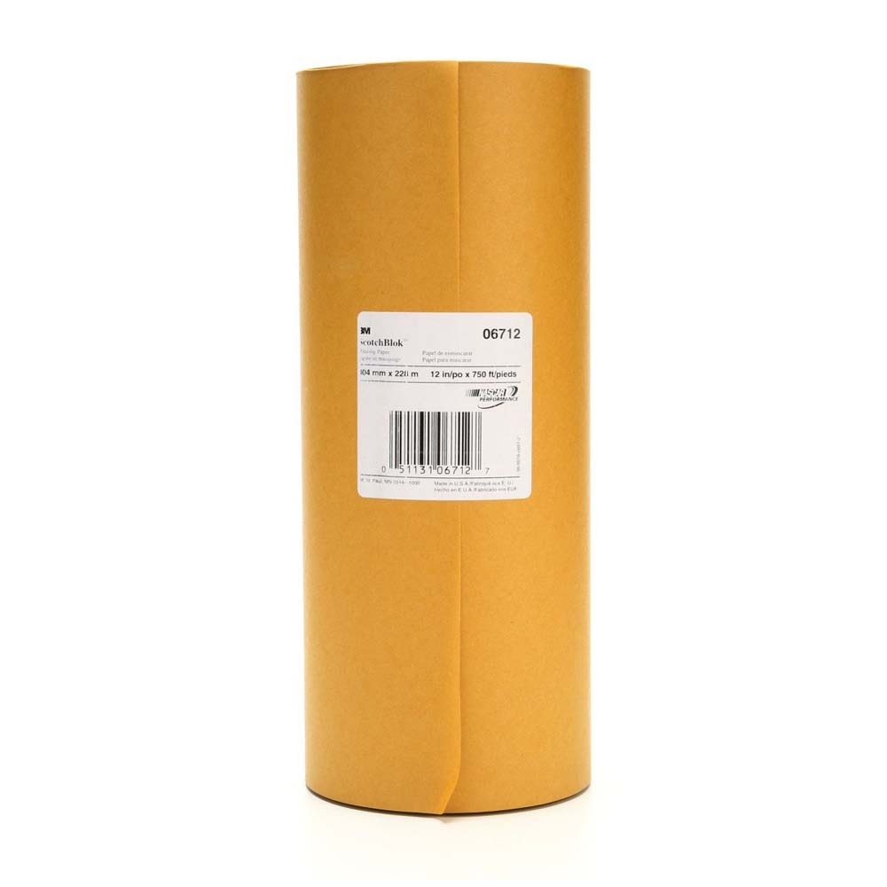 3M 06712 Scotchblok Masking Paper, 12 in x 750 ft (7000125989)