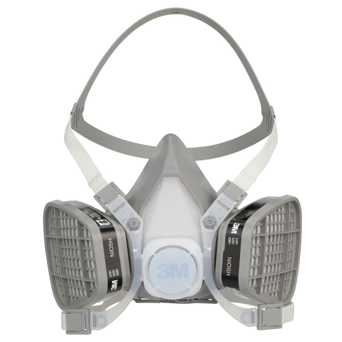 3M 66070 Half Facepiece Disposable Respirator Assembly 5201, Organic Vapor, Medium (7000126026) (12 Pack)