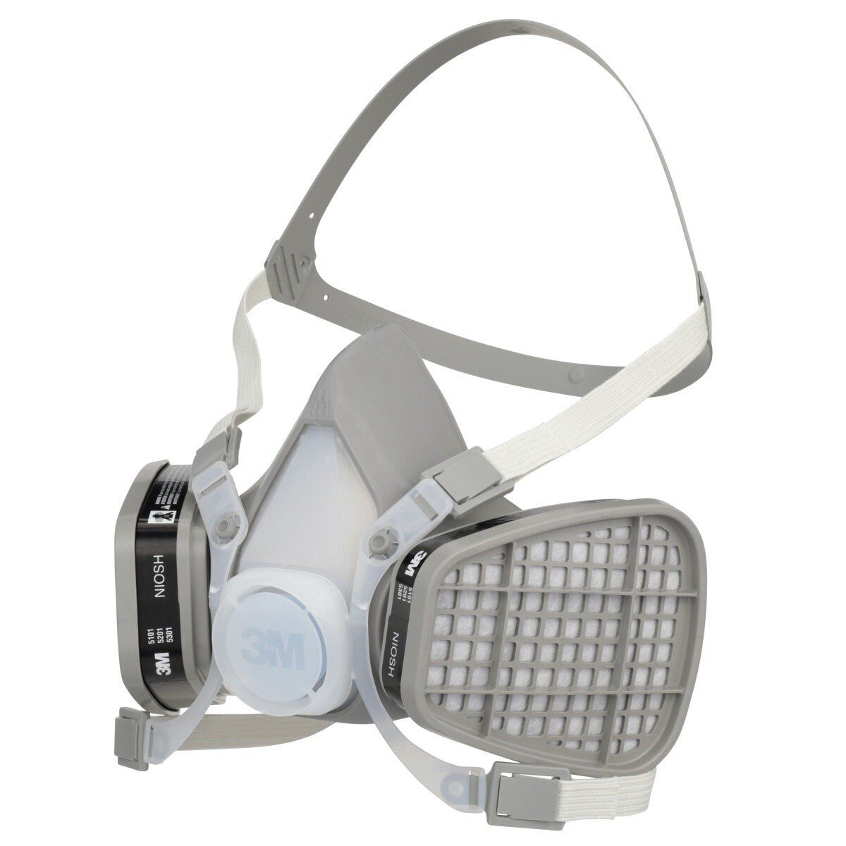 3M 66070 Half Facepiece Disposable Respirator, Organic Vapor, Large, NIOSH Approved, Maintenance Free (7000126027) (12 Pack) - 4