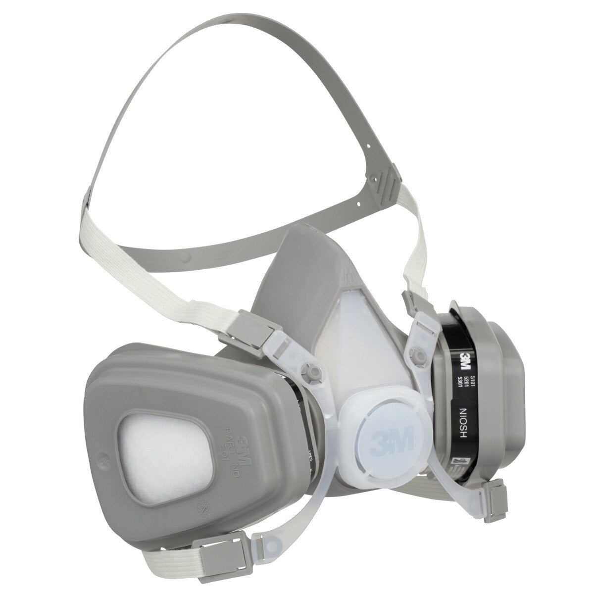 3M 66070 Half Facepiece Disposable Respirator, Organic Vapor, Large, NIOSH Approved, Maintenance Free (7000126027) (12 Pack) - 7
