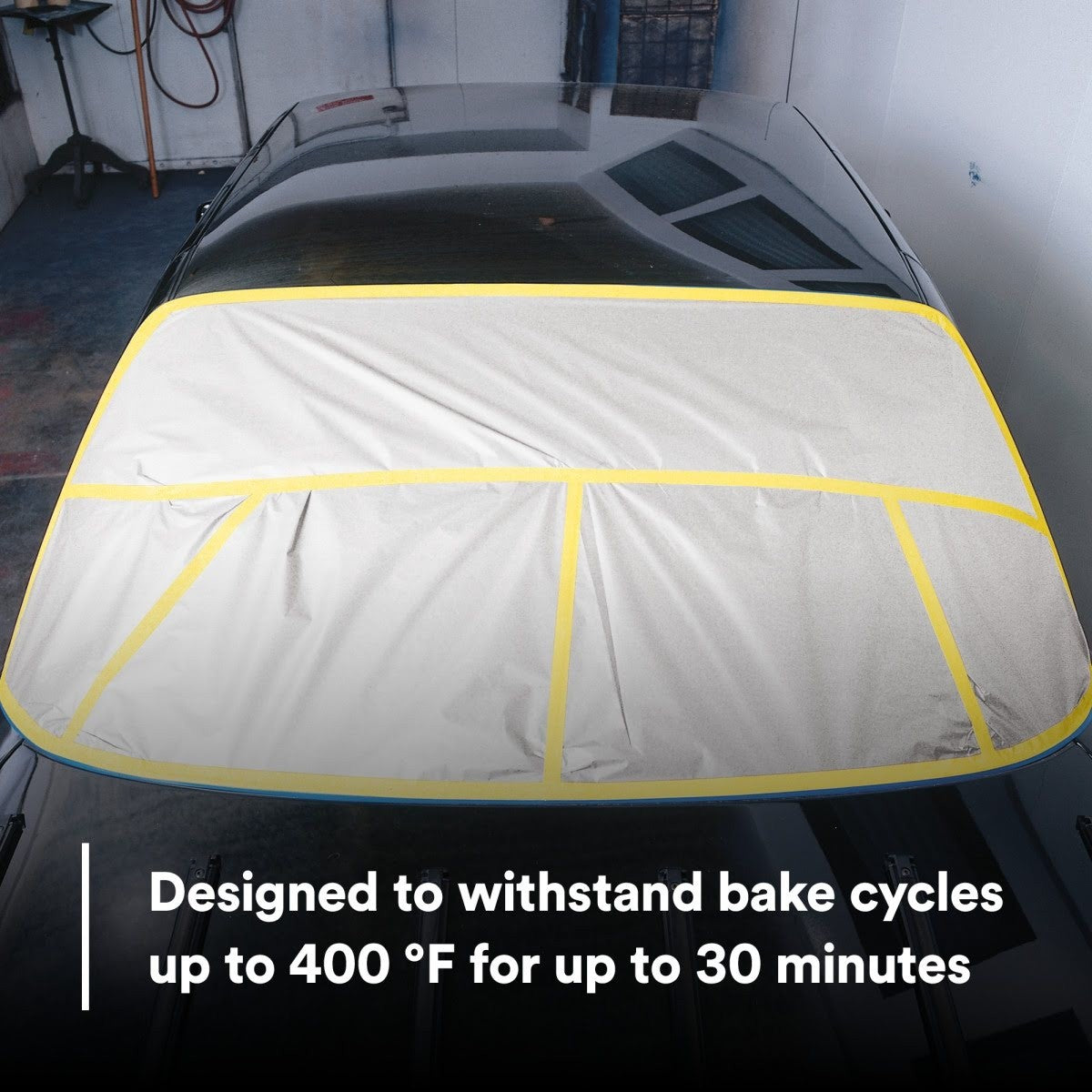 3M White Masking Paper, Heat Resistant, Flexible, Lint Free, 6 in x 750 ft (06537) (7000126065) (6 Pack) - 8