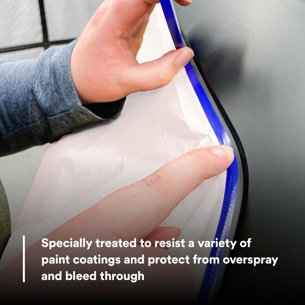 3M 7000126066 White Masking Paper, 06538, 12 in x 750 ft - 4