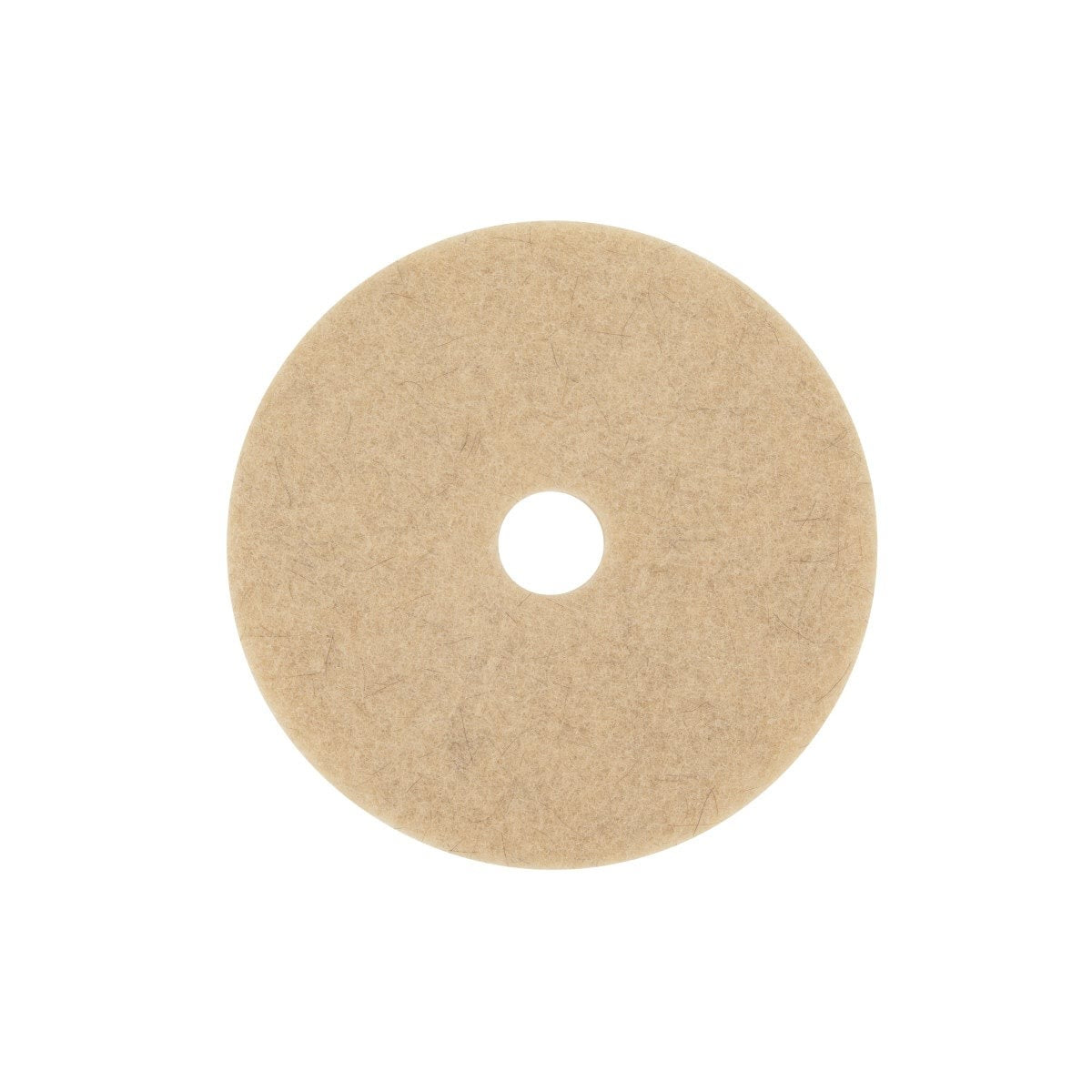 3M Natural Blend Tan Pad Burnishing Floor Pad Fine Tan 17 in Center Hole (7000126082) (5 Pack)