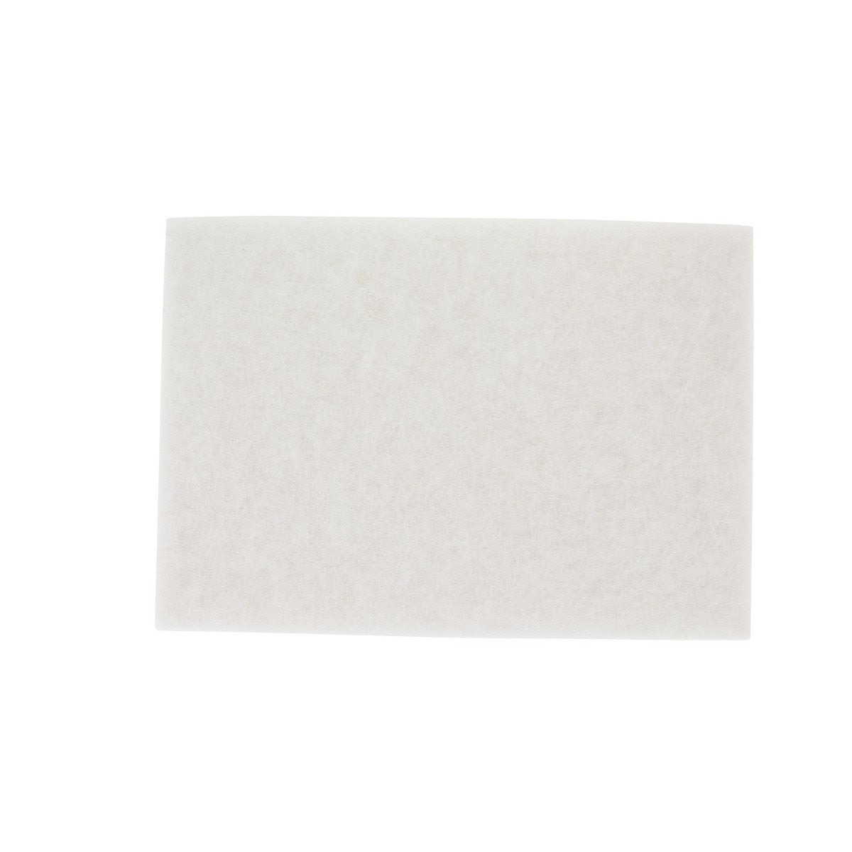 3M White Super Polish Pad, Fine, Rectangular, 20 in x 14 in (7000126870) (10 Pack)