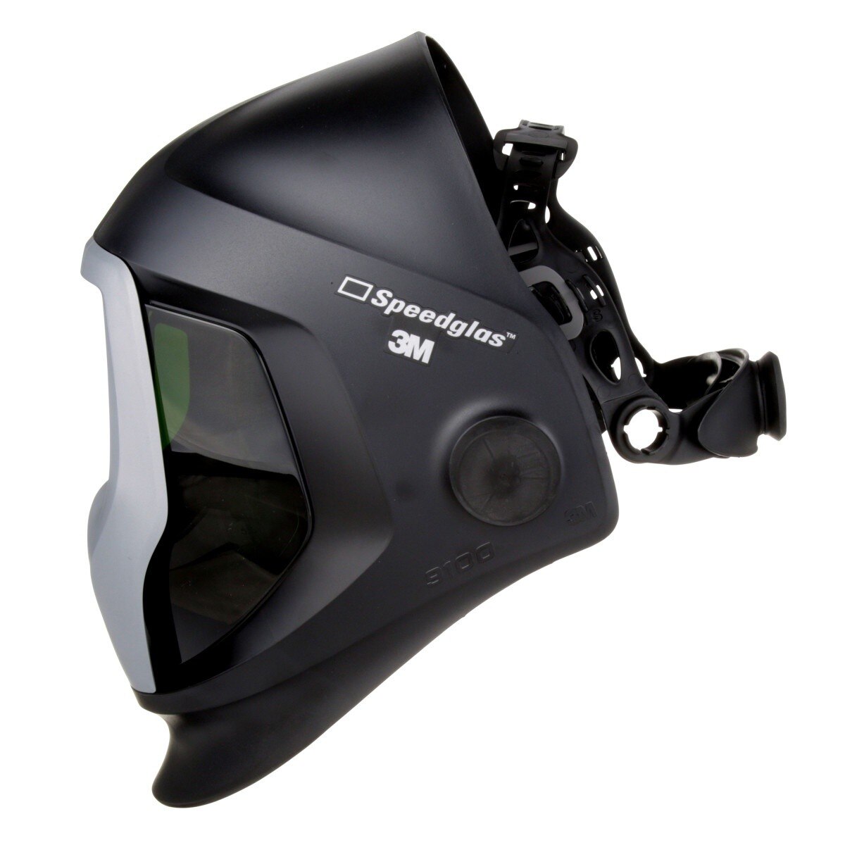 3M 06-0300-51SW Speedglas 9100 Welding Helmet with SideWindows Headband Silver Front Panel No ADF (7000127133) - 4