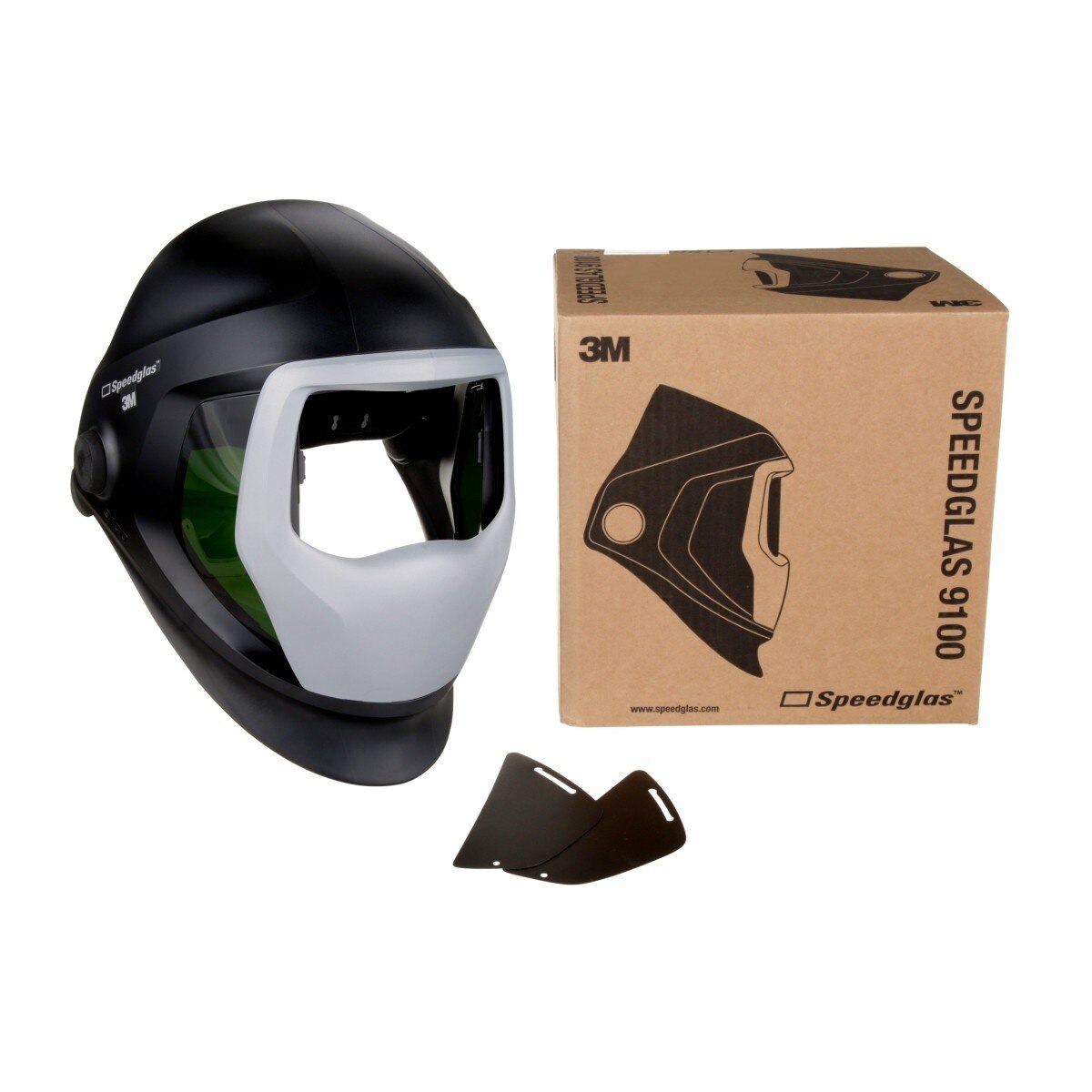 3M 06-0300-51SW Speedglas 9100 Welding Helmet with SideWindows Headband Silver Front Panel No ADF (7000127133) - 8