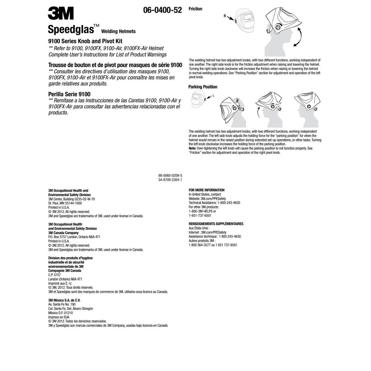 3M 06-0400-51 Speedglas 9100 Welding Headband Assembly with Assembled Parts Black (7000127136) - 2