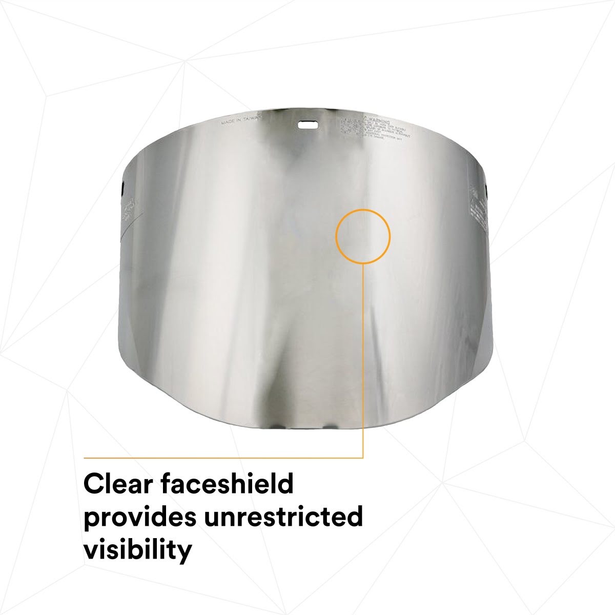 3M 82509-00000 82509 Aluminized Polycarbonate Molded Dark Green Faceshield Window, 14-1/2 in x 8 in x 9 in (7000127169) (10 Pack) - 4