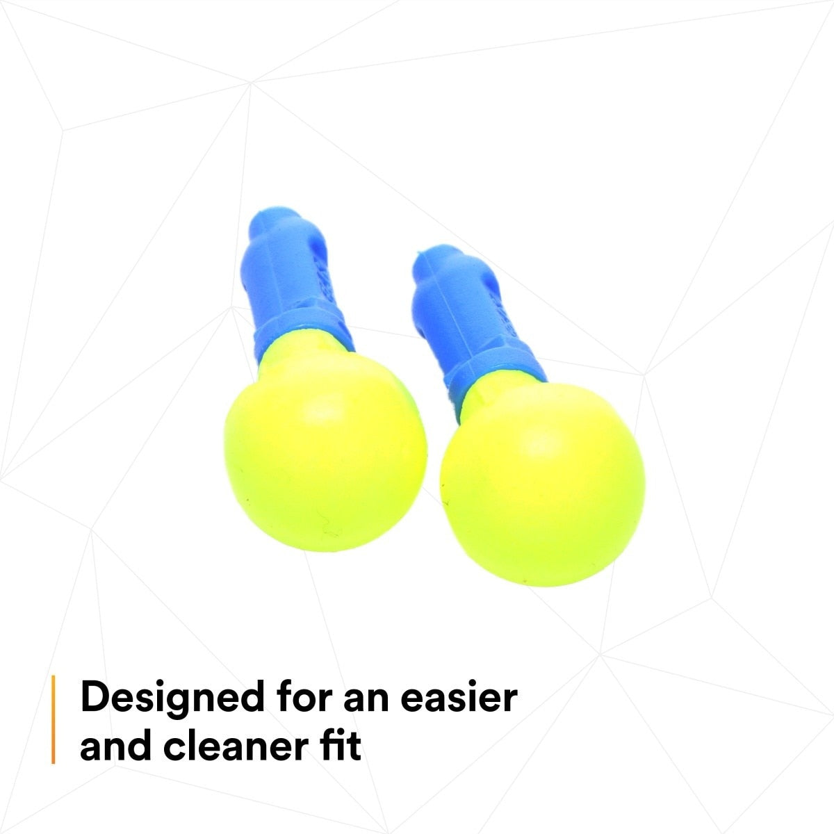 3M 318-1000 E-A-R Push-Ins Earplugs, Push-to-Fit Foam, Uncorded, NRR 28 dB, Blue Yellow, Poly Bag (7000127213) (400 Pack) - 8