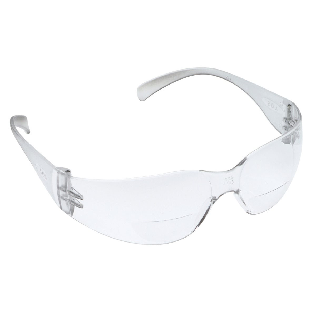 3M 11515-00000-20 Virtua Safety Glasses Reader Protective Eyewear, +2.5 Diopter, Anti-Fog Clear Lens, Clear Frame, ANSI Z87.1-2015 (7000127513) (20 Pack)