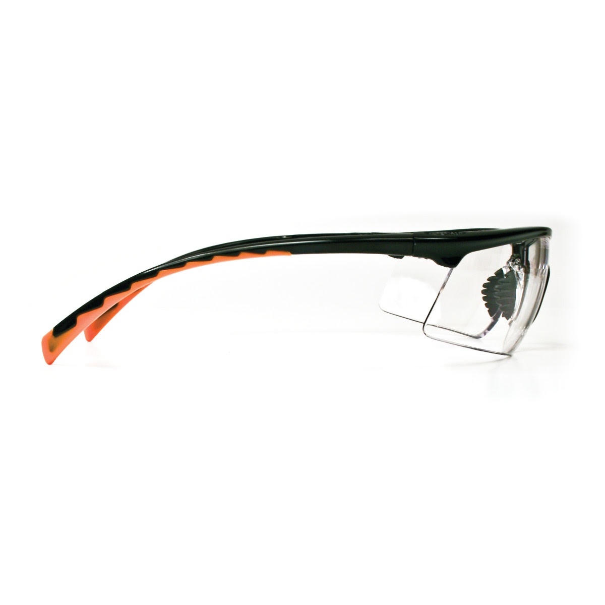 3M 12261-00000-20 Privo Protective Eyewear Clear Anti-Fog Lens, Black Frame (7000127535) (20 Pack) - 2