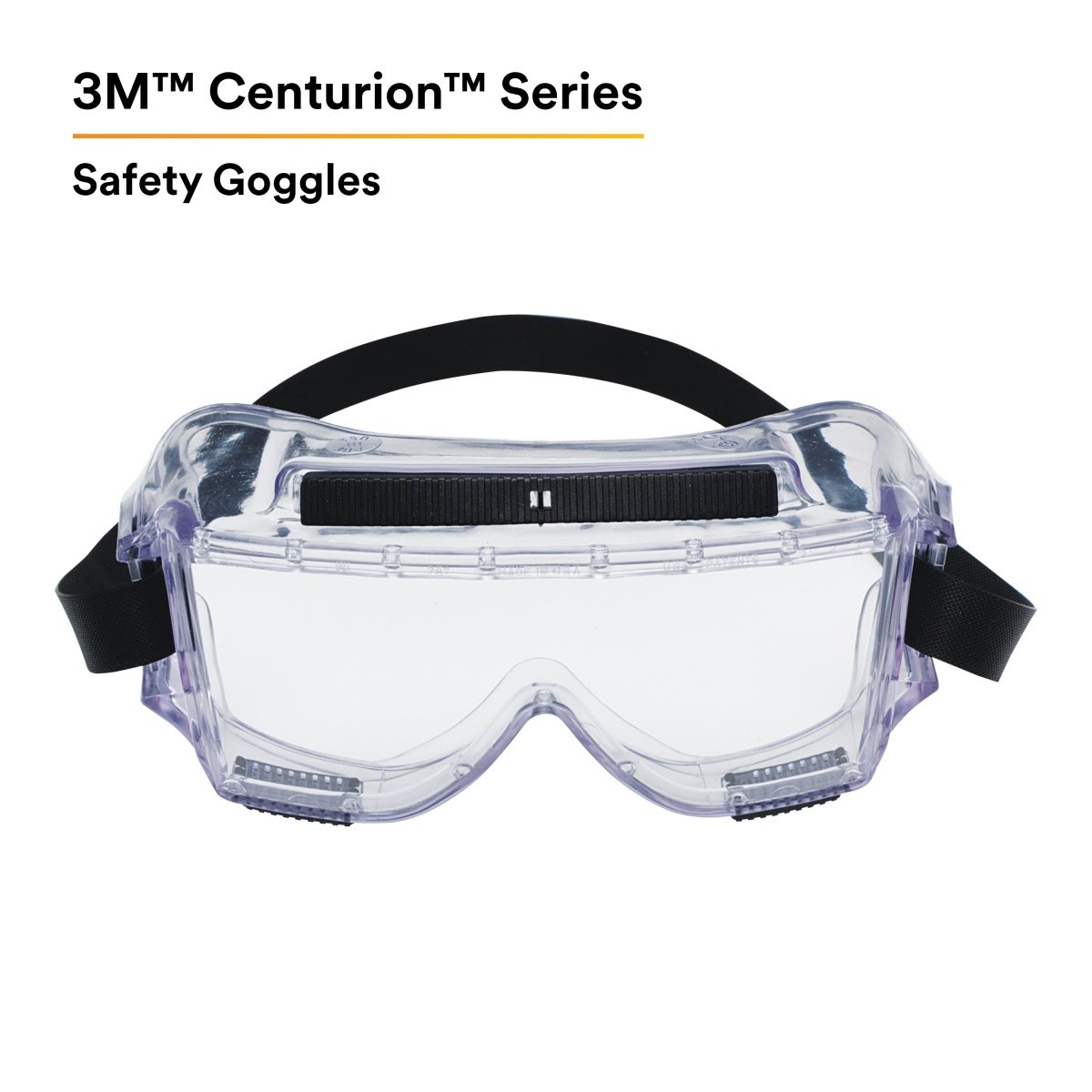 3M Centurion Splash Safety Goggles 454, Clear Lens, 40304-00000-10 (7000127565) (10 Pack) - 2