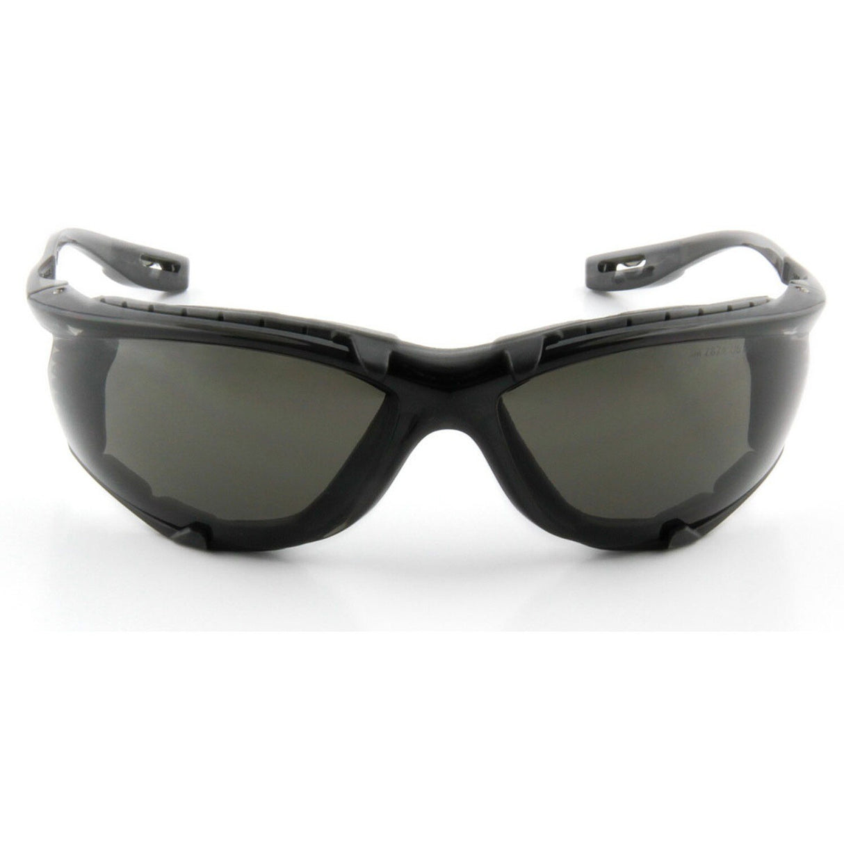 3M 11873-00000-20 Virtua CCS Safety Glasses Gray Anti-Fog Anti-Scratch Lens Black Frame Corded Earplug Control System Removable Foam Gasket (7000128260) - 2