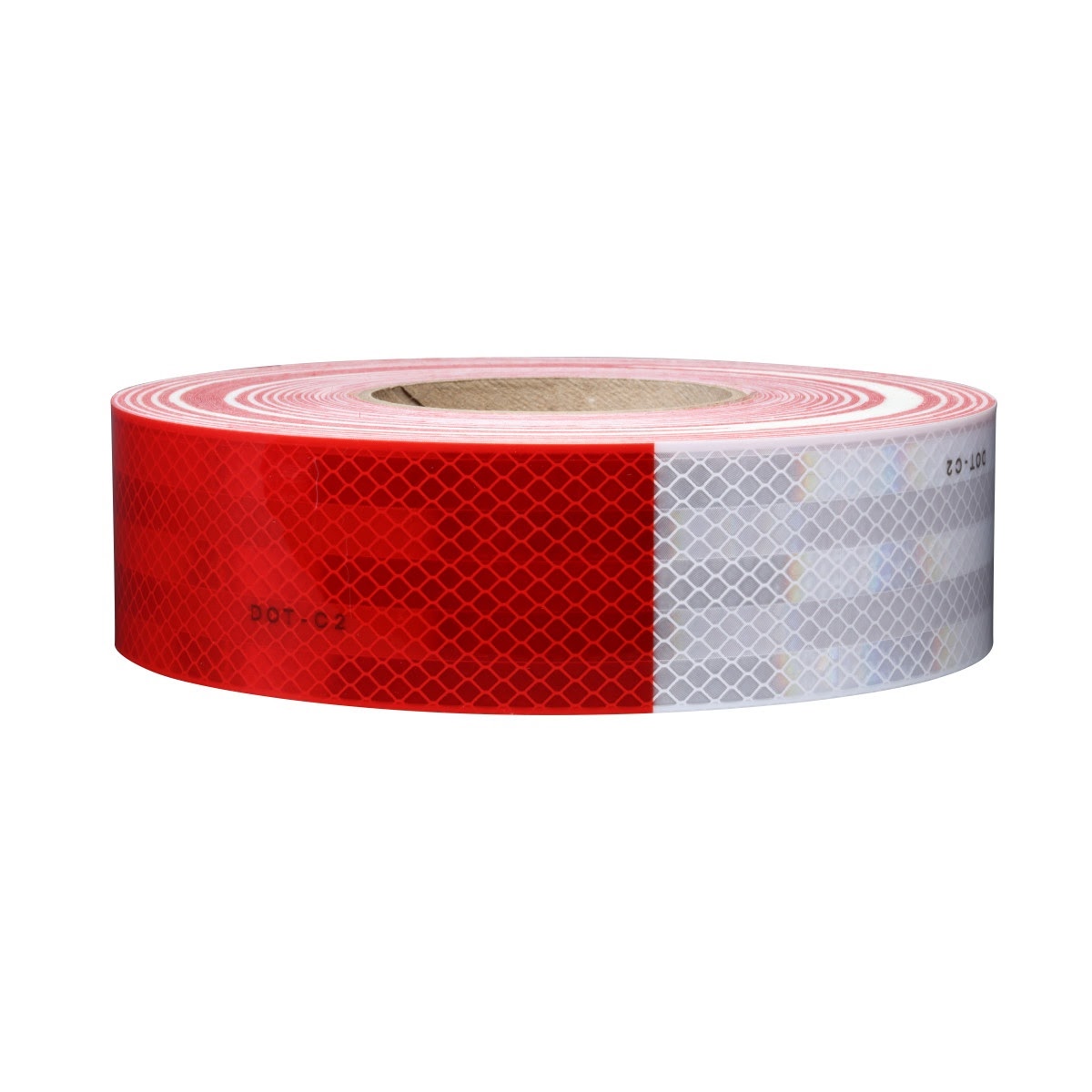 3M 98332 Diamond Grade Conspicuity Markings 983-32, Red/White, 67636, 2 in x 50 yd, kiss-cut every 18 in (7000129412) - 7