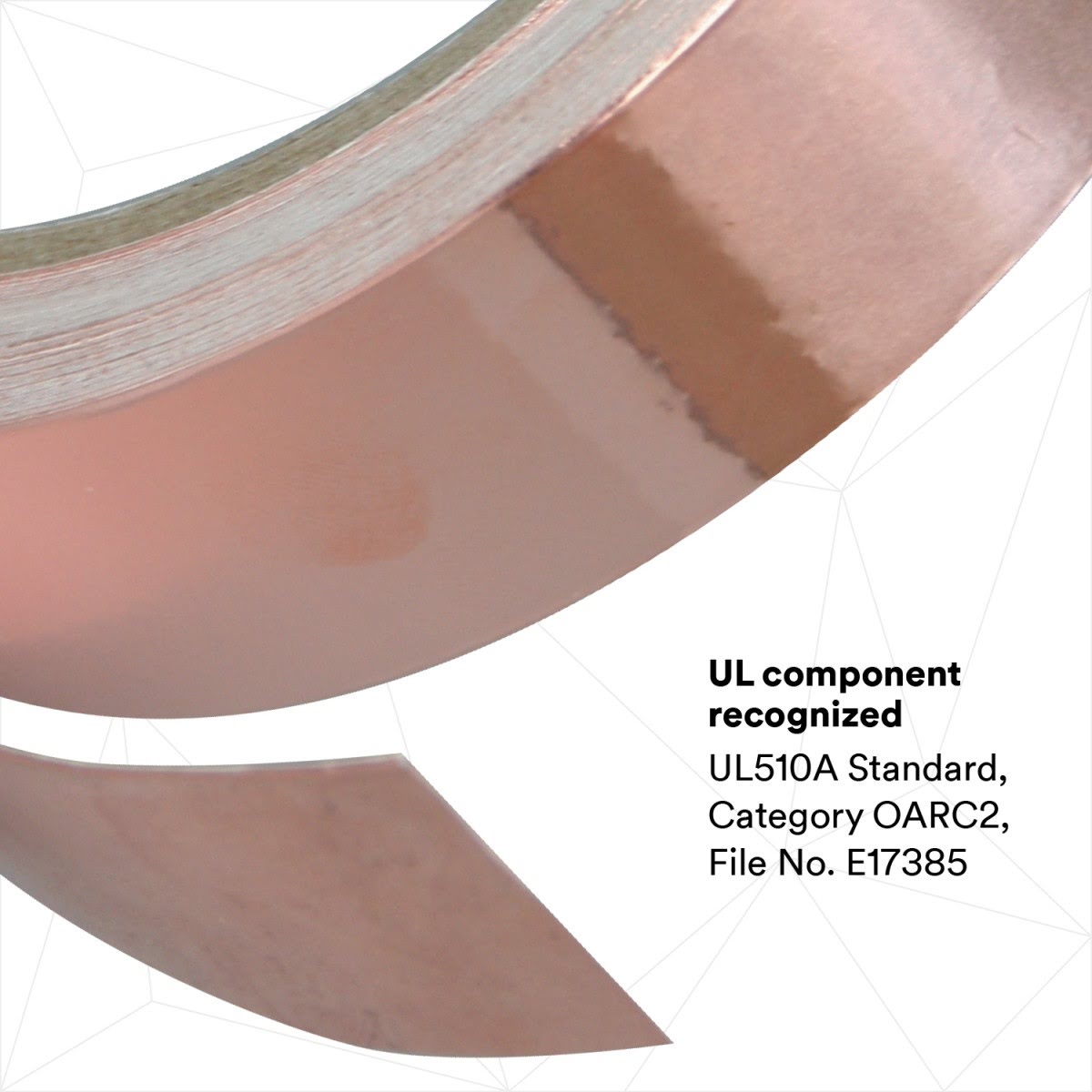 3M 1181-1X18YD EMI Copper Foil Shielding Tape, Copper, Conductive Acrylic, 1 in x 18 yd (7000132169) (9 Pack) - 5