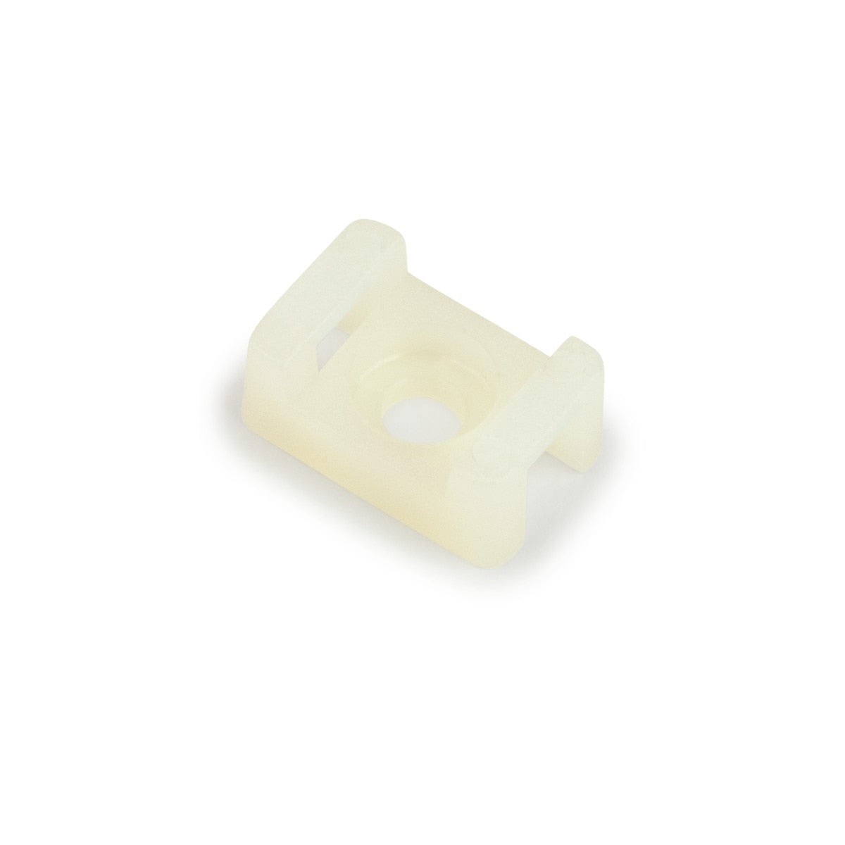 3M CTB87X62NTS-C Cable Tie Base 2-Way Screw Mount Natural Nylon 7/8 in x 5/8 in (7000132458) (500 Pack)