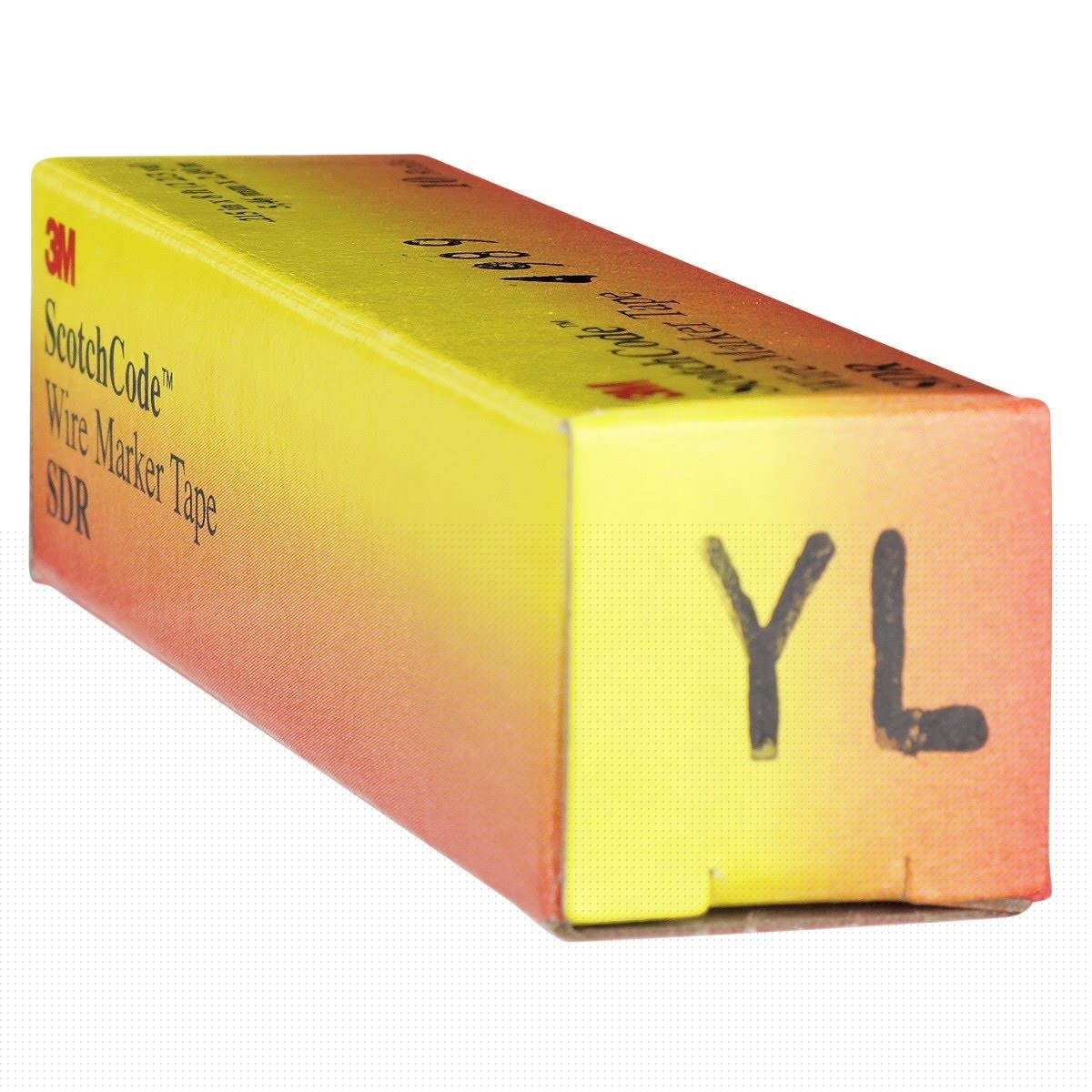 3M SDR-YL Wire Marker Tape Refill Roll, Yellow (7000132536) (10 Pack) - 5