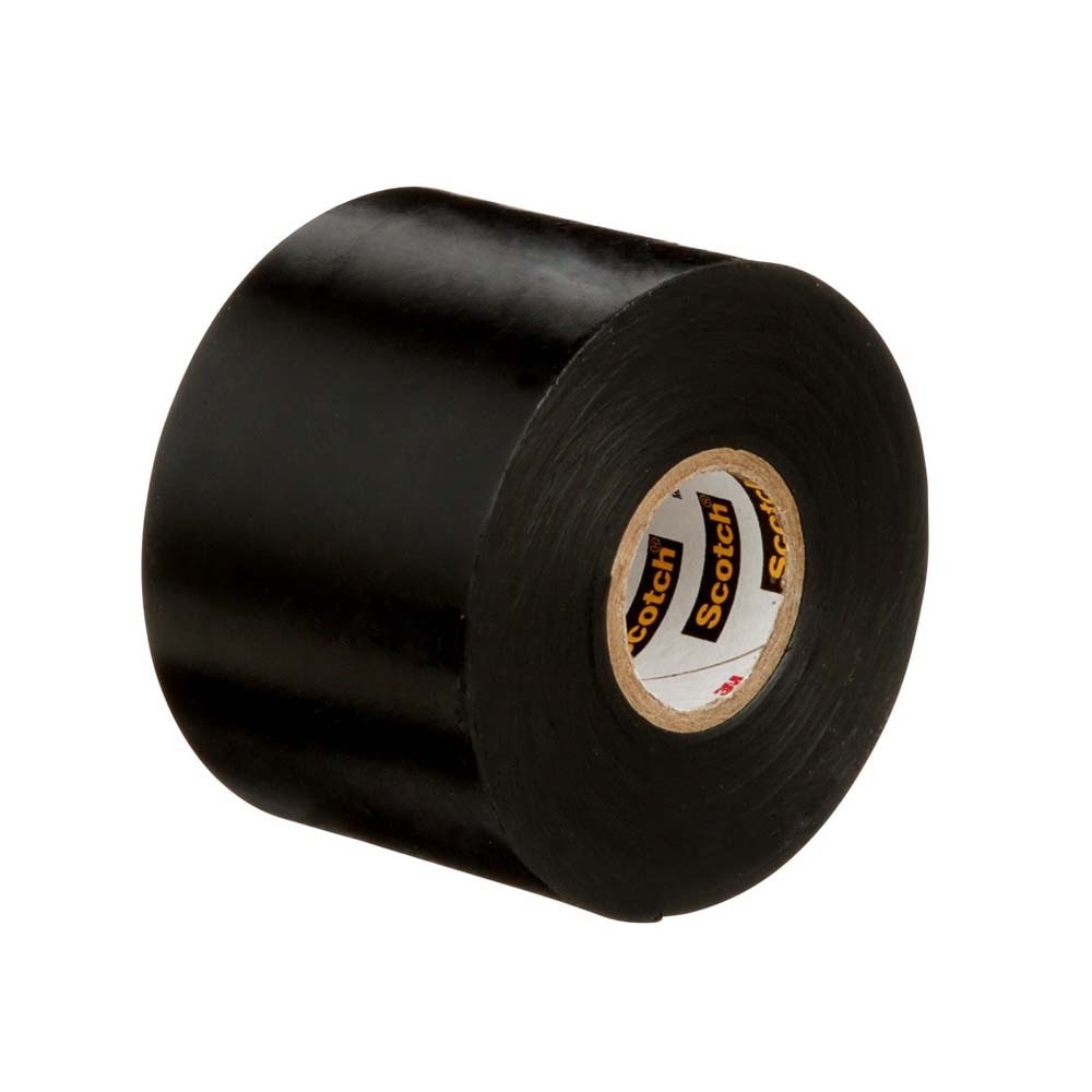 3M 2242-2X15FT Linerless Electrical Rubber Tape 2242, Black, General Purpose Self-Fusing Insulating Tape (7000132759)