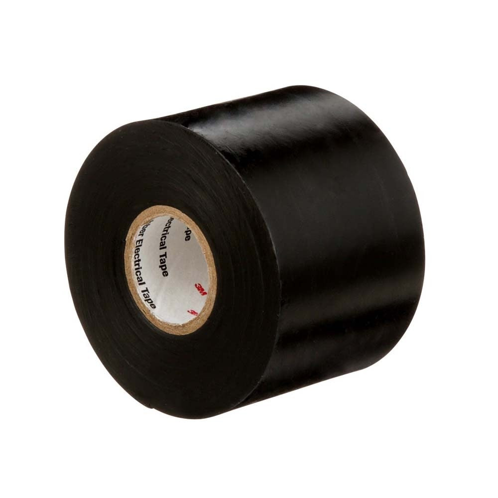 3M 2242-2X15FT Linerless Electrical Rubber Tape 2242, Black, General Purpose Self-Fusing Insulating Tape (7000132759) (8 Pack) - 5