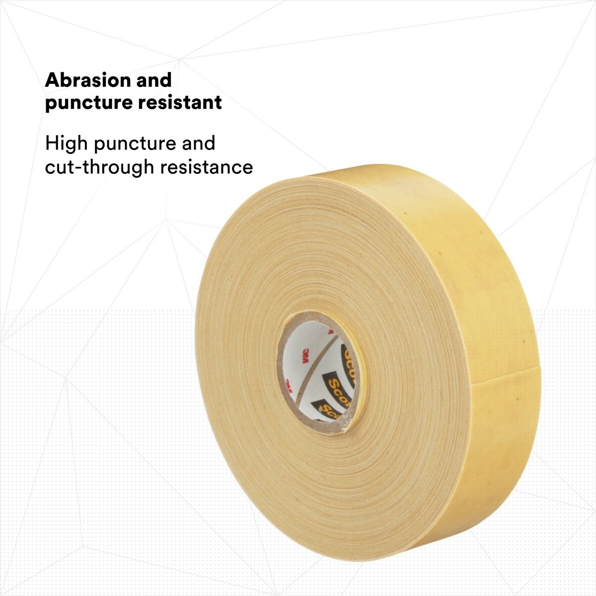 3M 2520-1X36YD-K Scotch Varnished Cambric Tape, Yellow, 1 in x 36 yd (7000132813) (36 Pack) - 3