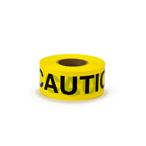 3M 301-Y-3X300FT Scotch Barricade Tape 301, CAUTION, Non-adhesive, Yellow, 3 in x 300 ft (7000132914)