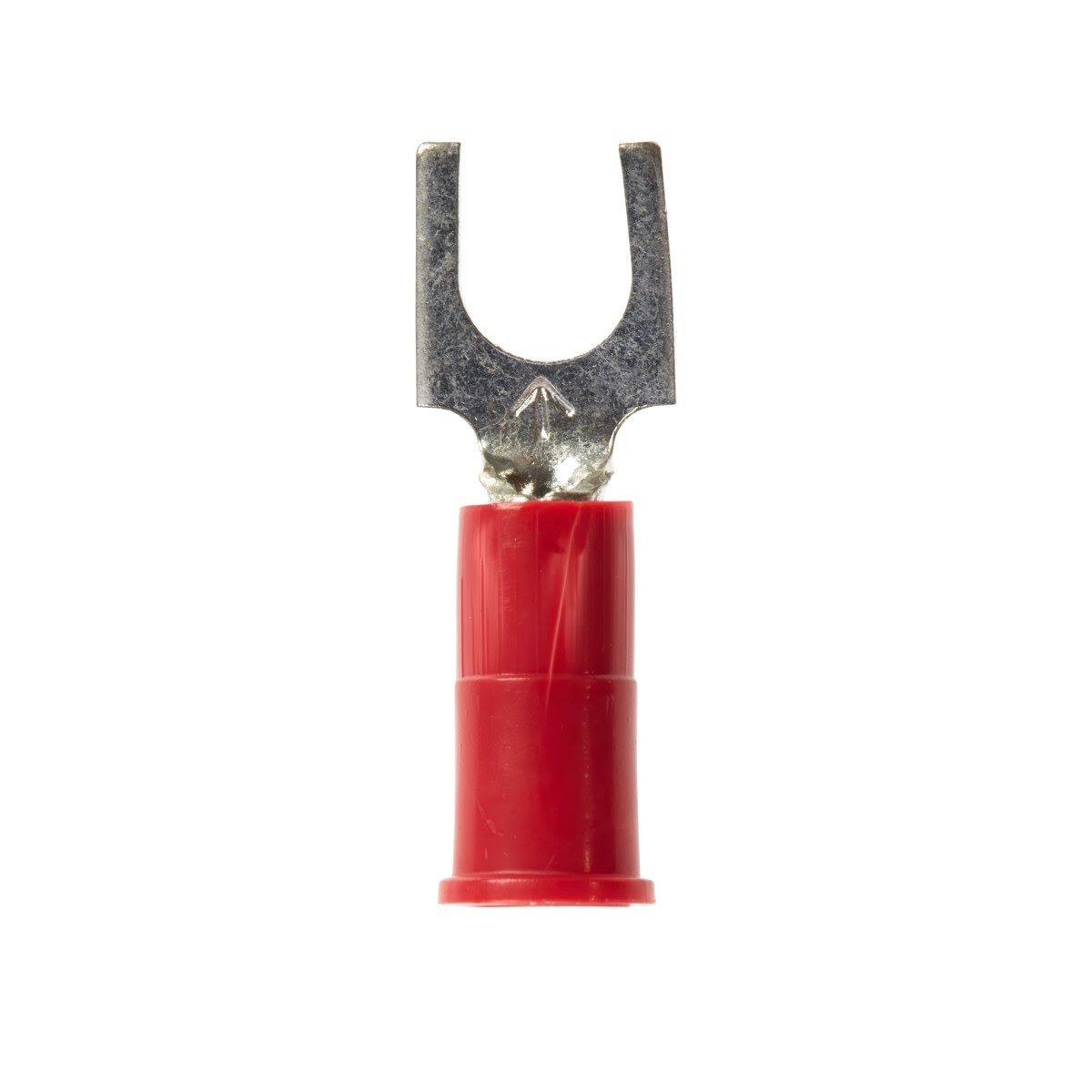 3M MV18-10FBX Block Fork Vinyl Insulated Terminals, Red, 22-18 AWG, Stud Size 10, 100 per Bottle (7000133324) (500 Pack)