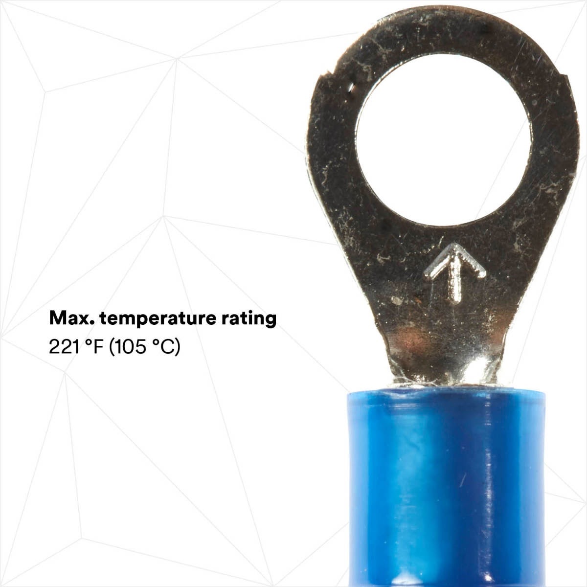 3M MNG14-10RX Scotchlok Ring Nylon Insulated, standard-style ring tongue fits around the stud (7000133416) - 5