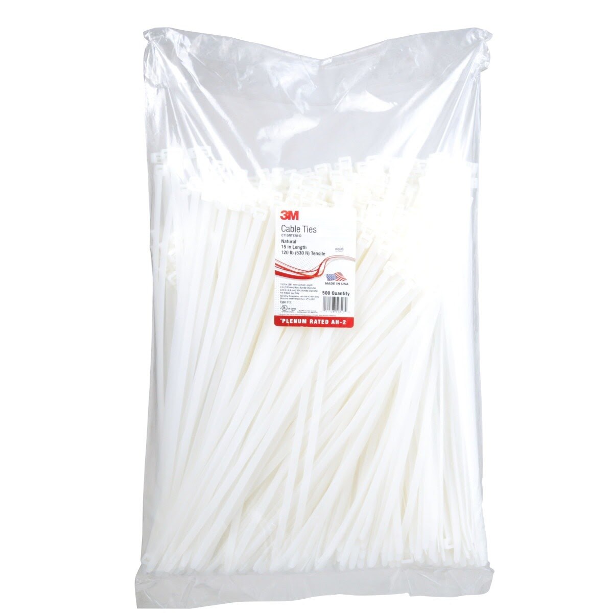 3M CT15NT120-D Cable Tie (7000133469) (2500 Pack) - 3