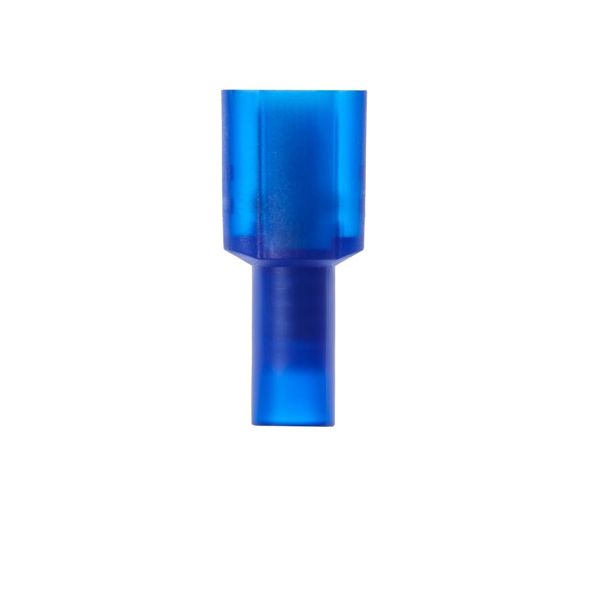3M Highland Nylon Fully Insulated Male Disconnect Terminal, AWG 16-14, Blue, 25 per Bag (MTI14-250Q) (7000133668) (10 Pack)