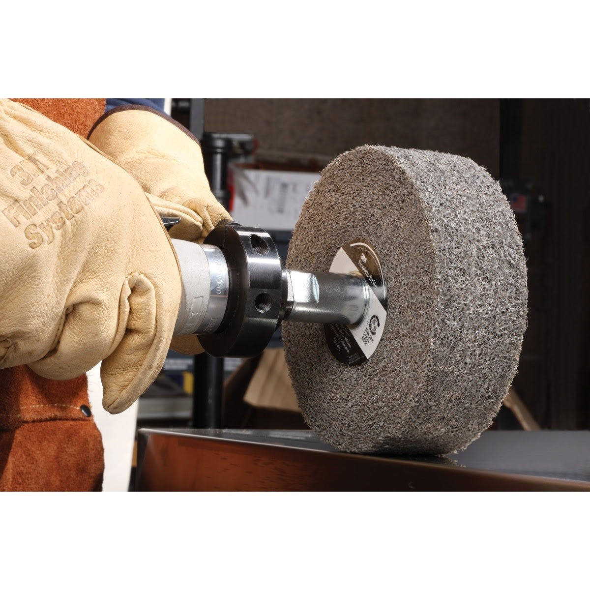 3M MU-WL Scotch-Brite Multi-Finishing Convolute Wheel, 2S Medium, 6 in x 1 in x 1 in (7000136469) (3 Pack) - 2