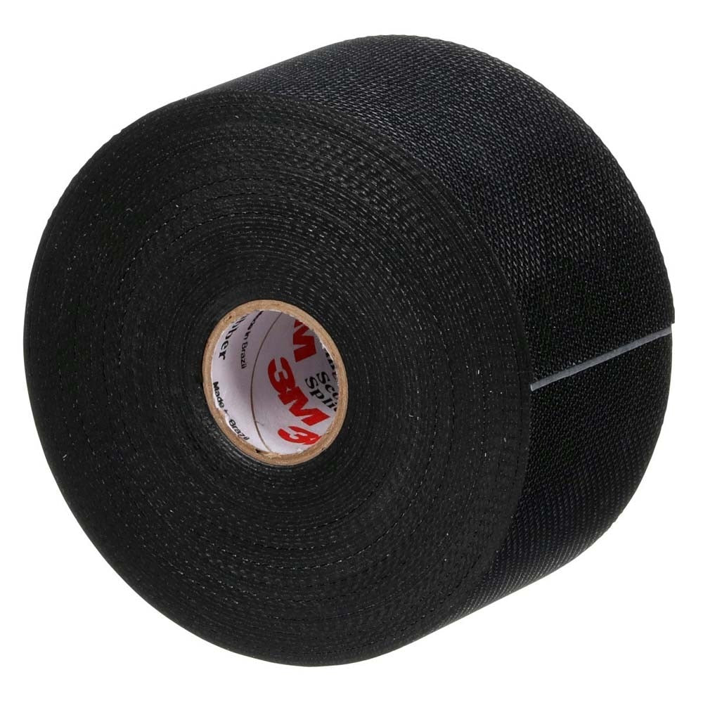 3M 7000138512 Scotch Rubber Splicing Tape 23, Black, 2 in x 30 ft - 4