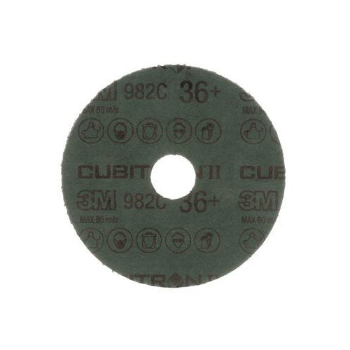 3M 982C Cubitron II 4-1/2" x 7/8" Fibre Disc, 36+ Grit (7000148153) - 2