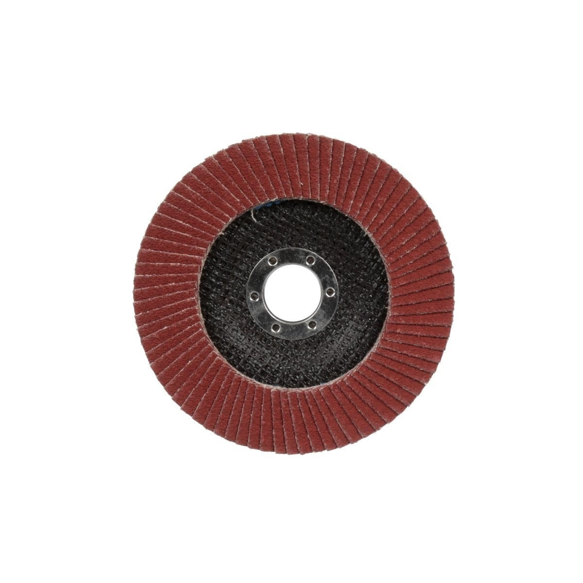 3M 967A Cubitron II Flap Disc, 80+, T27, Precision Shaped Ceramic, Maroon, 5 in x 7/8 in Center Hole (7000148200) (250 Pack) - 2