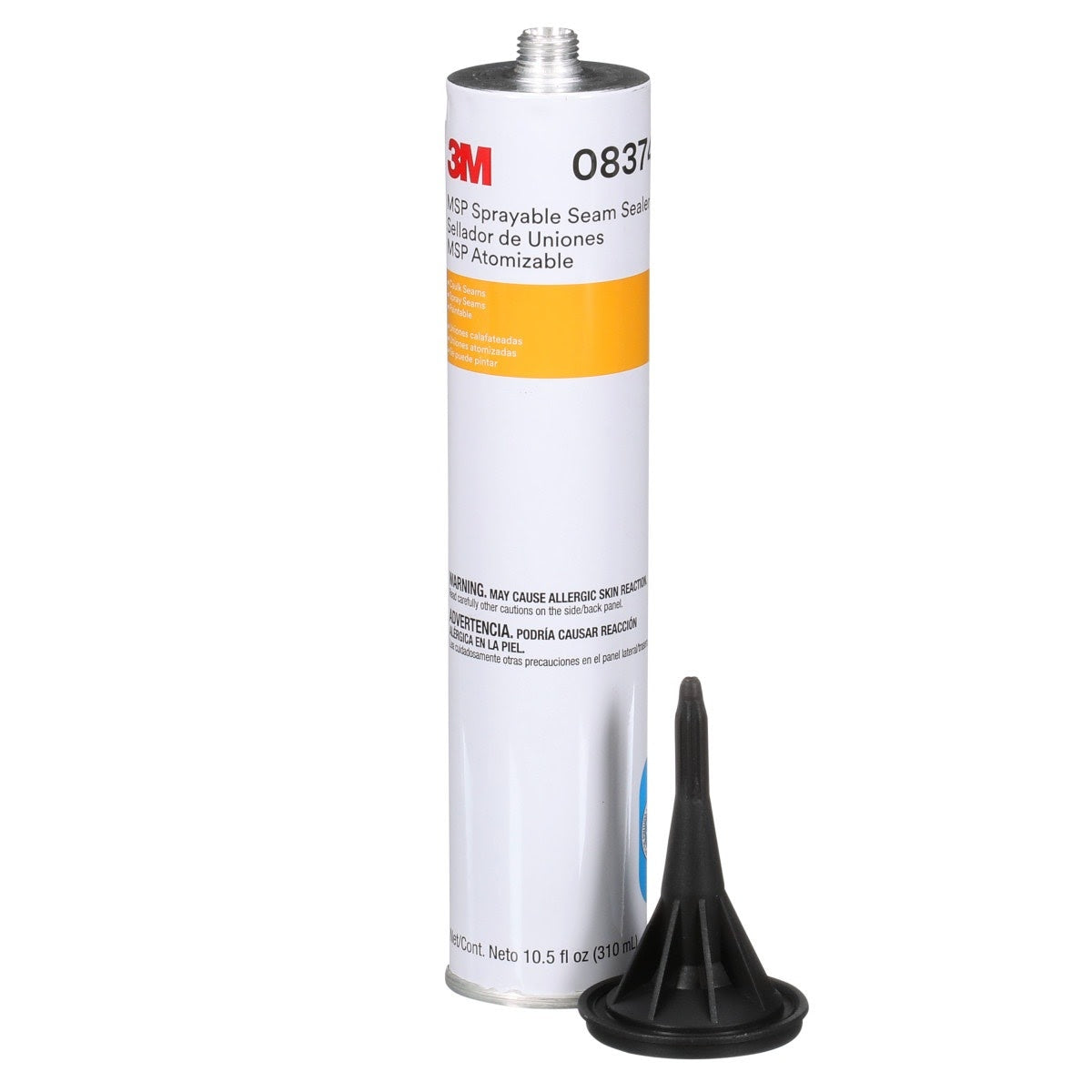 3M 08374 MSP Sprayable Seam Sealer, Gray, 10.5 FL OZ Cartridge (7000148239) (6 Pack)