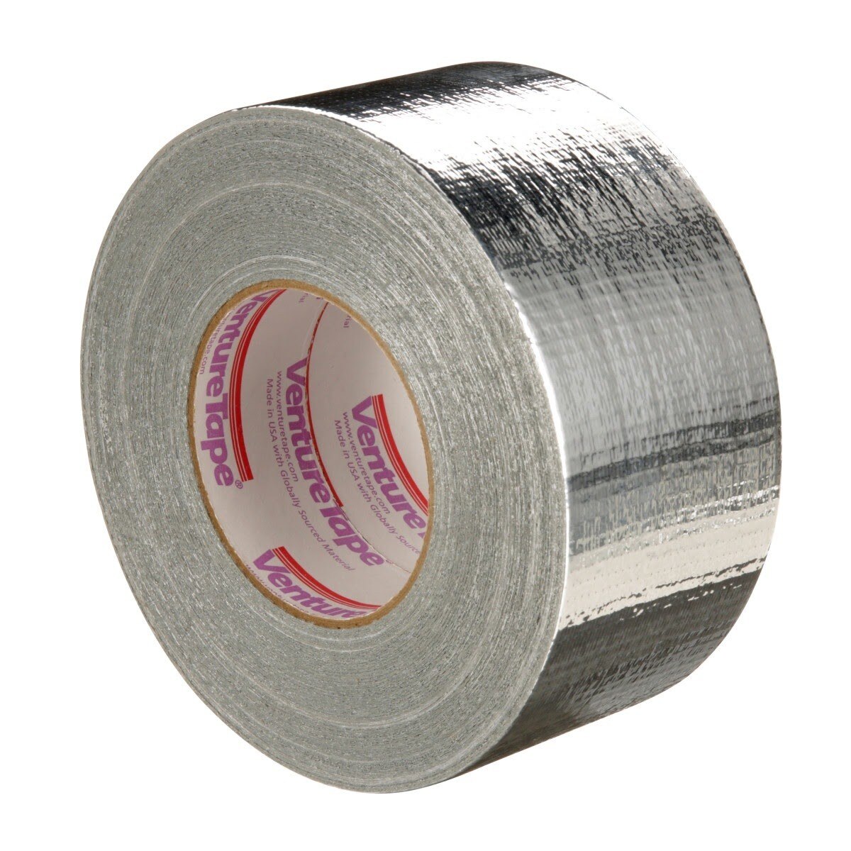 3M 1502 Venture Tape Metallized Cloth Duct Tape, Silver, 72 mm x 55 m (2.83 in x 60.1 yd) (7010296281) (432 Pack) - 2