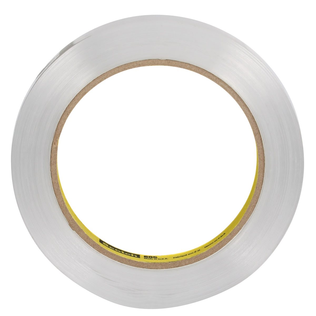 3M 605 Scotch Light Duty Packaging Tape, Clear, Cold Temperature, 3/8 in x 72 yd (7010300055) (96 Pack) - 2
