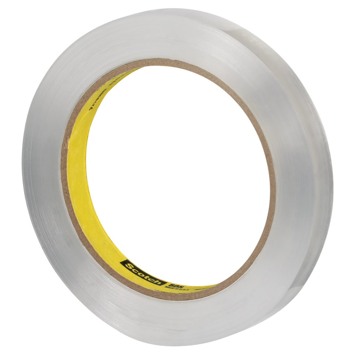 3M 605 Scotch Light Duty Packaging Tape, Clear, Cold Temperature, 3/8 in x 72 yd (7010300055) (96 Pack) - 4