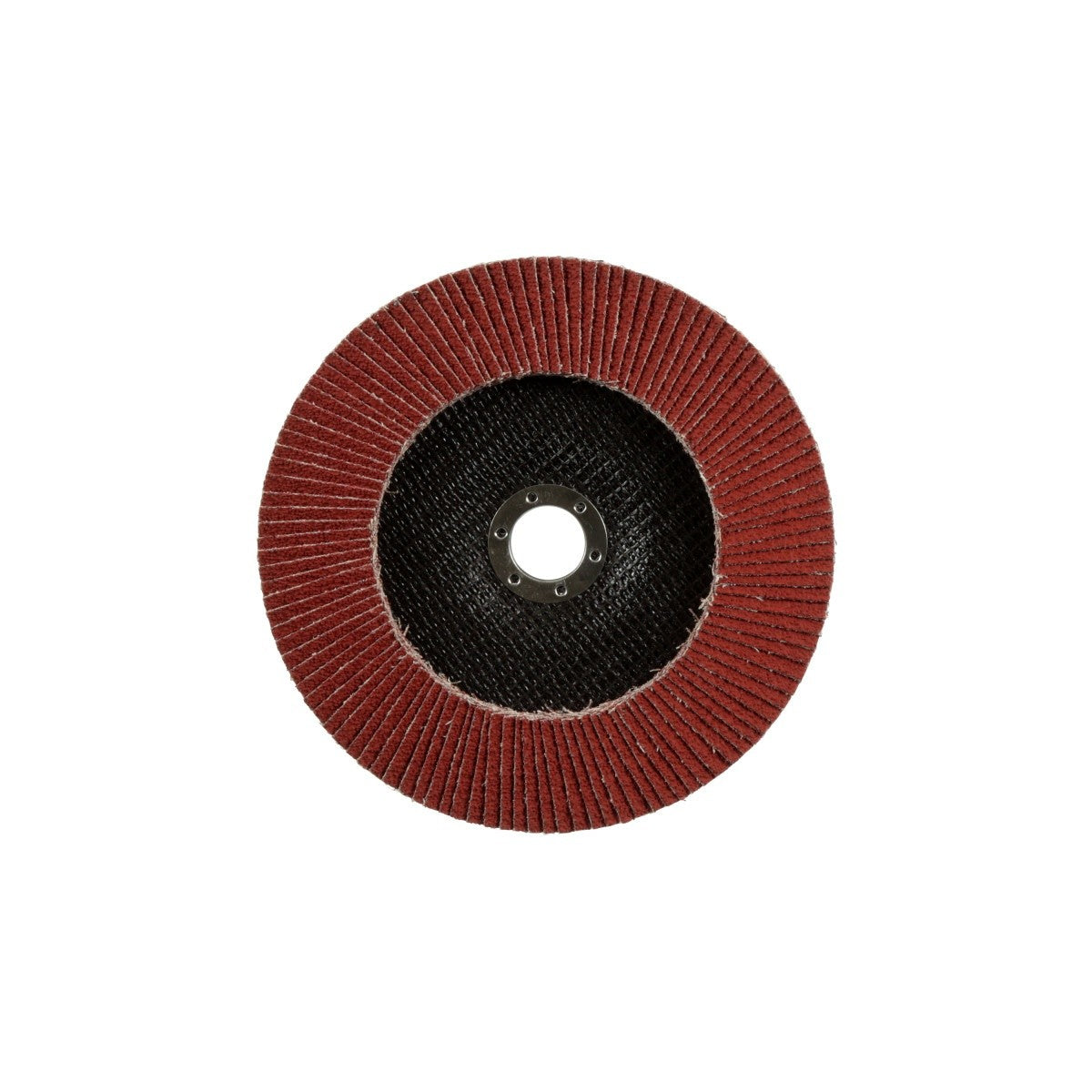 3M 967A Cubitron II Flap Disc, 40 Plus, T27, Precision Shaped Ceramic, Maroon, 7 in x 7/8 in Center Hole (7010300290) (250 Pack) - 4