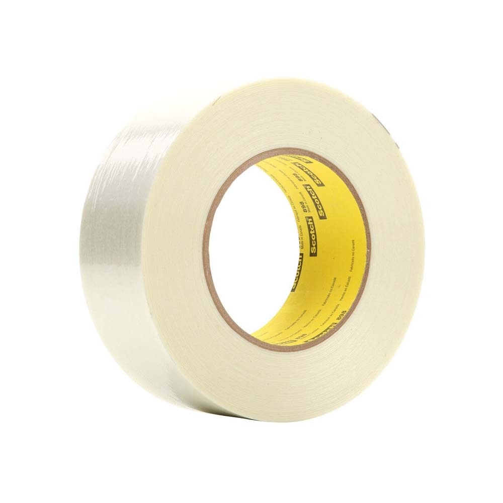 3M 898 Scotch Filament Tape , Clear, 48 mm x 55 m, 6.6 mil (7010300522)