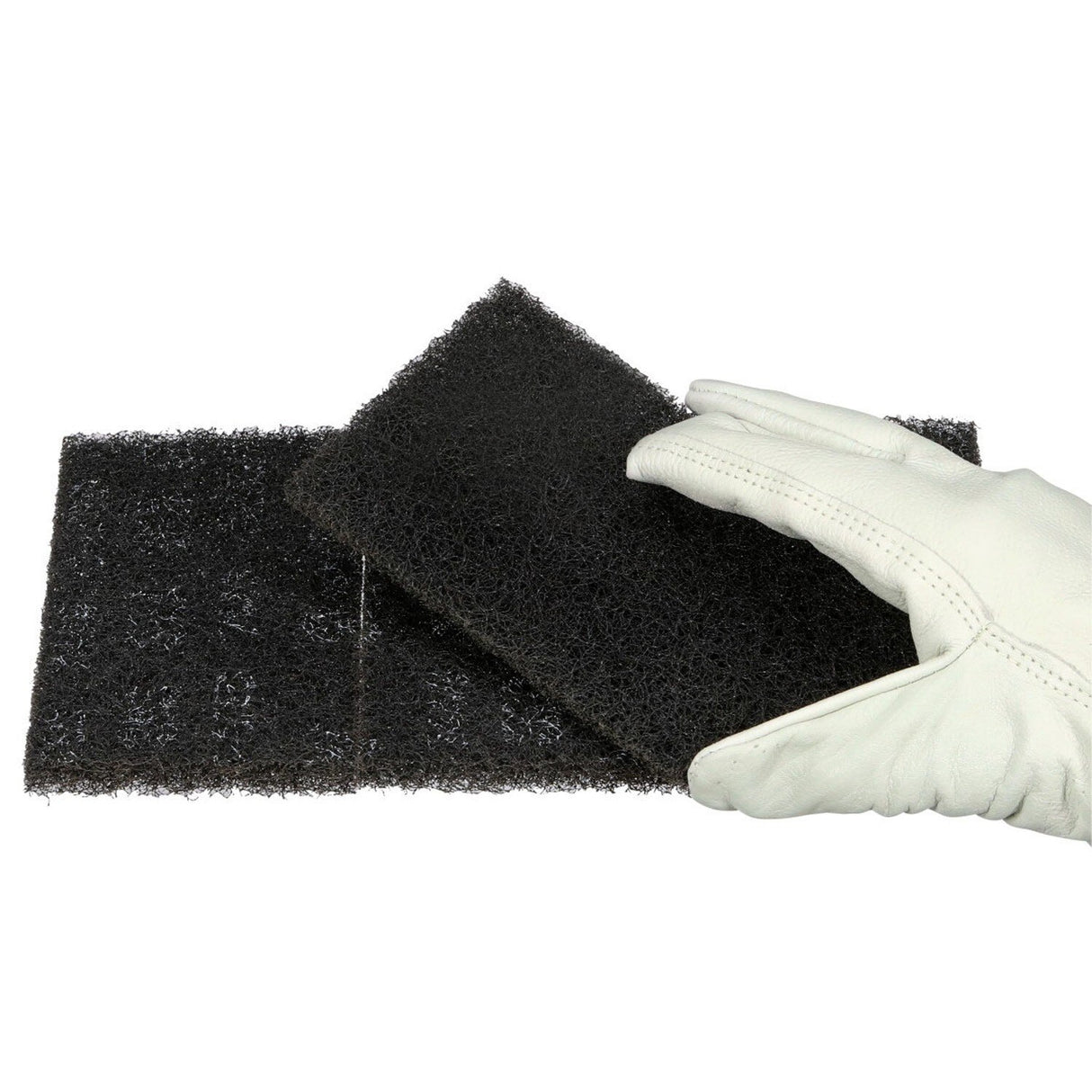 3M 7446 Scotch-Brite Blending Hand Pad, SiC Medium, Gray, 3-1/2 in x 7 in (7010300875) (800 Pack) - 5