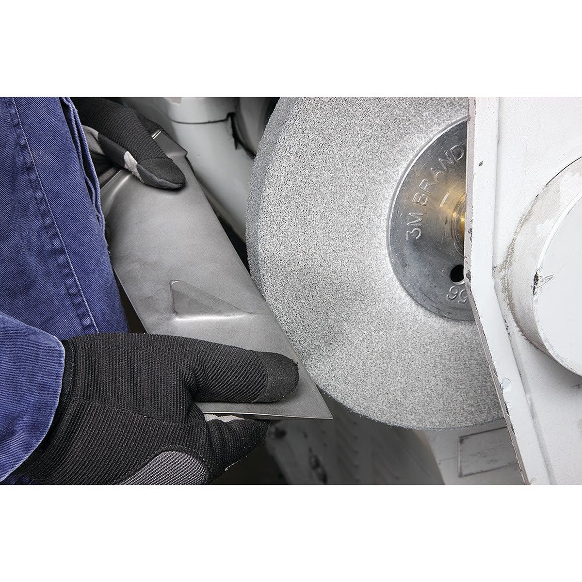 3M Scotch-Brite EXL Pro Deburring Convolute Wheel, EP-WL, 10S Fine, Gray, 14 in x 2 in x 8 in (7010310048) (21 Pack) - 2