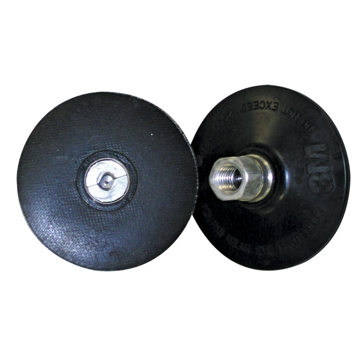 3M 28712 Roloc Disc Pad TR, Medium Density, Black, 4 in, 5/8 in-11 Internal Thread (7010326840) (5 Pack)