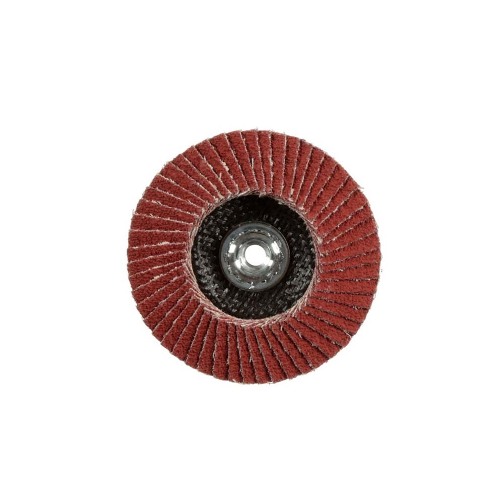 3M 967A Cubitron II Flap Disc , 40+, T29 Quick Change, 4 in x 3/8"-24, Medium Pressure Applications, Light Deburring, Scale Removal, Oxide Removal, Surface Prep (7010327056) (10 Pack) - 3