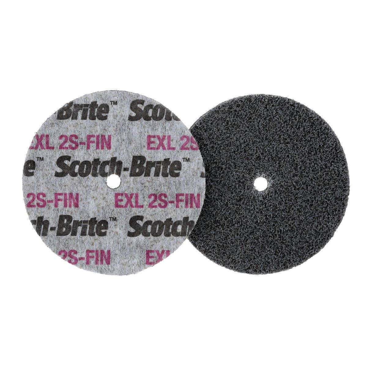 3M XL-UW Scotch-Brite EXL Unitized Wheel, 2S Fine, Silicon Carbide, Gray, 3 in x 3/8 in x 3/8 in (7010328765) (20 Pack)