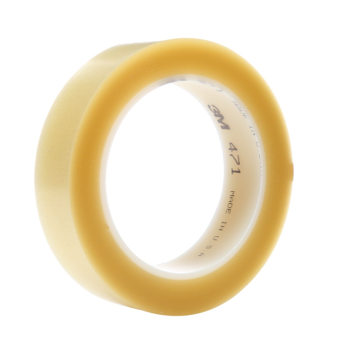 3M 471 Vinyl Tape, Transparent, 1/2 in x 36 yd, 5.2 mil (7010331559) (72 Pack)