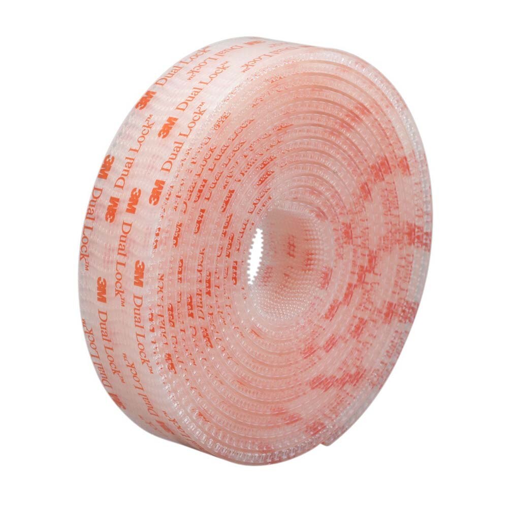 3M 7010334840 Dual Lock SJ3561 Type 400 Clear Reclosable Fastener Tape, 2 in x 50 yd Roll