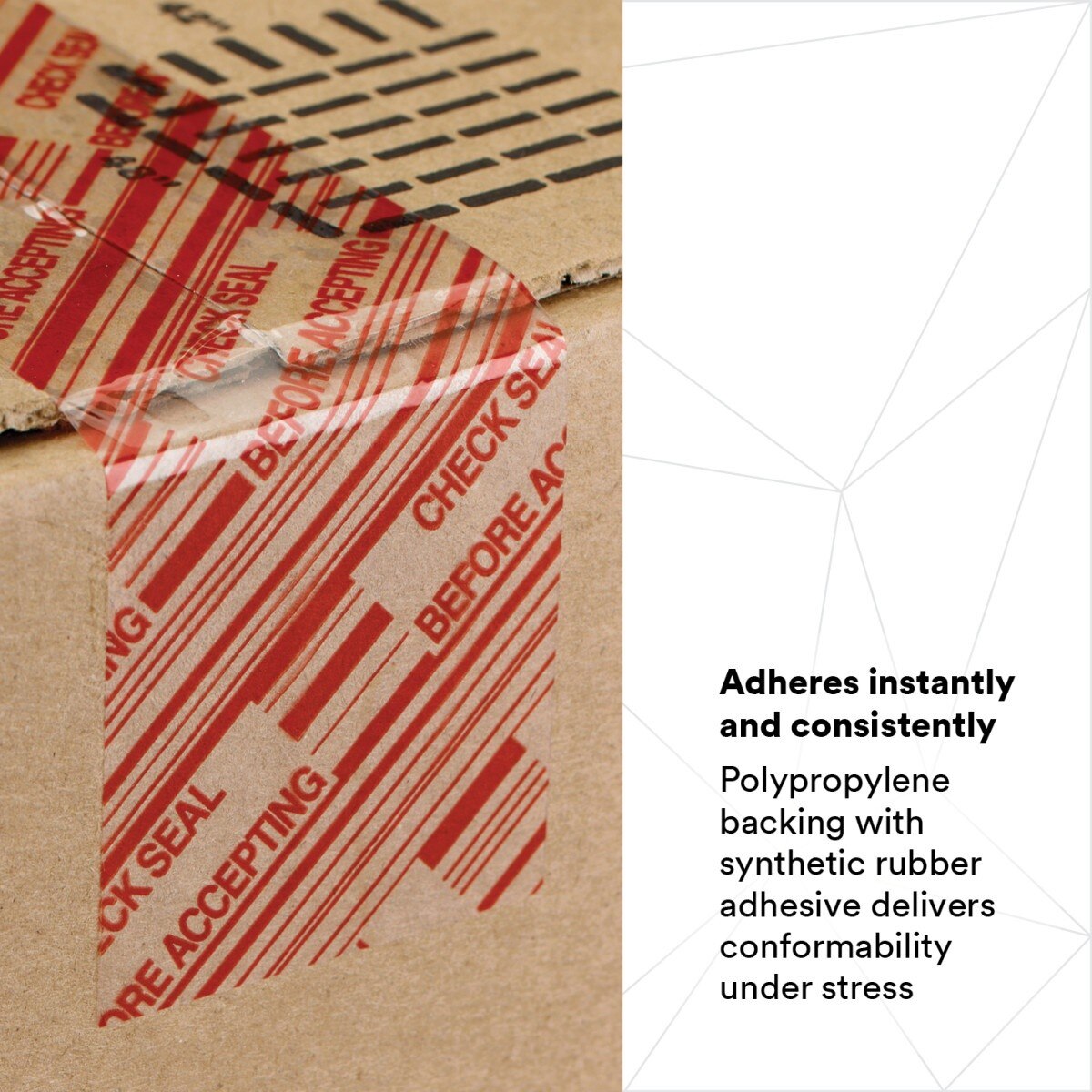 3M 3779 Scotch Security Message Box Sealing Tape, Clear, 72 mm x 100 m, Individually Wrapped Conveniently Packaged (7010335124) (24 Pack) - 5